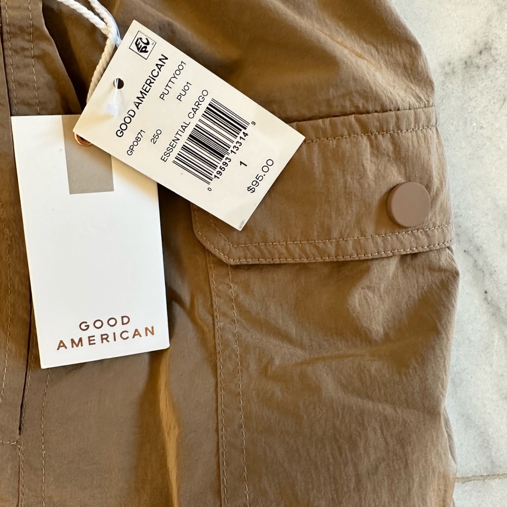 Good American bodysuit and cargo pants SET (both size small)